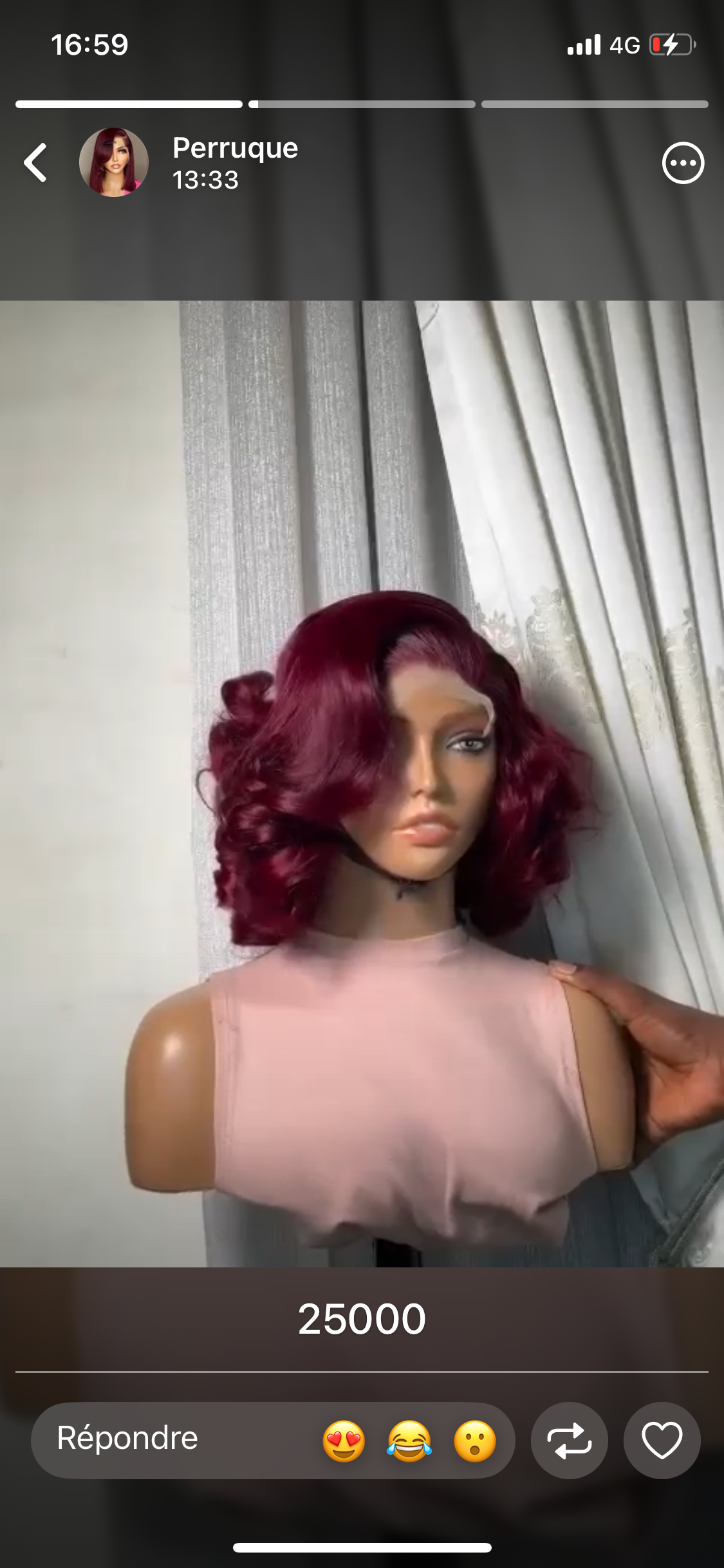 BOB WAY BORDEAUX /MARRON+BLOND