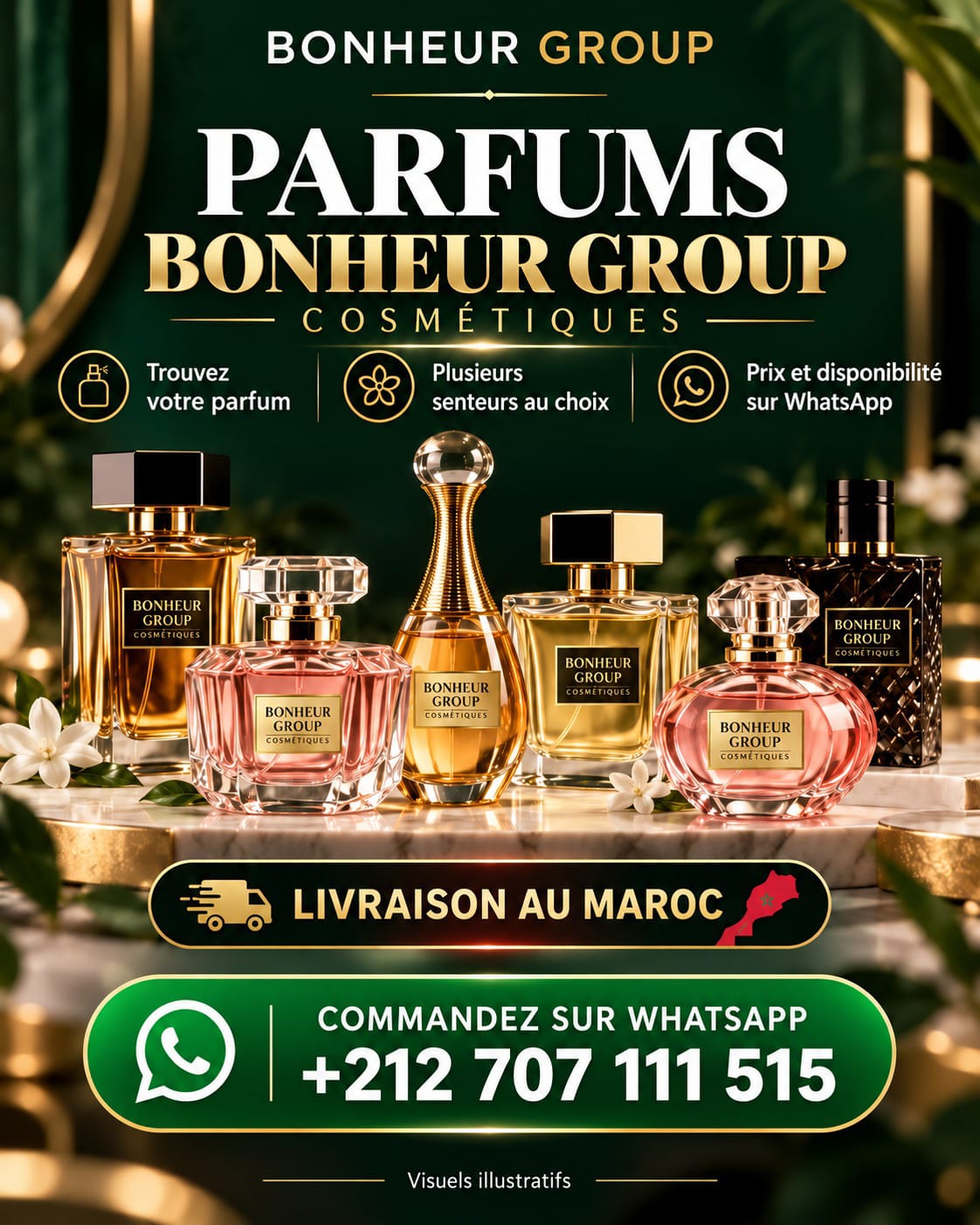Parfums BONHEUR GROUP – Collection de fragrances