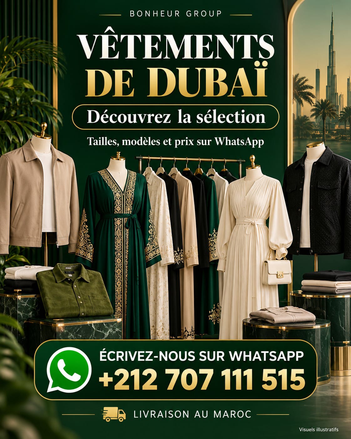 Vêtements de Dubaï – Collection tendance