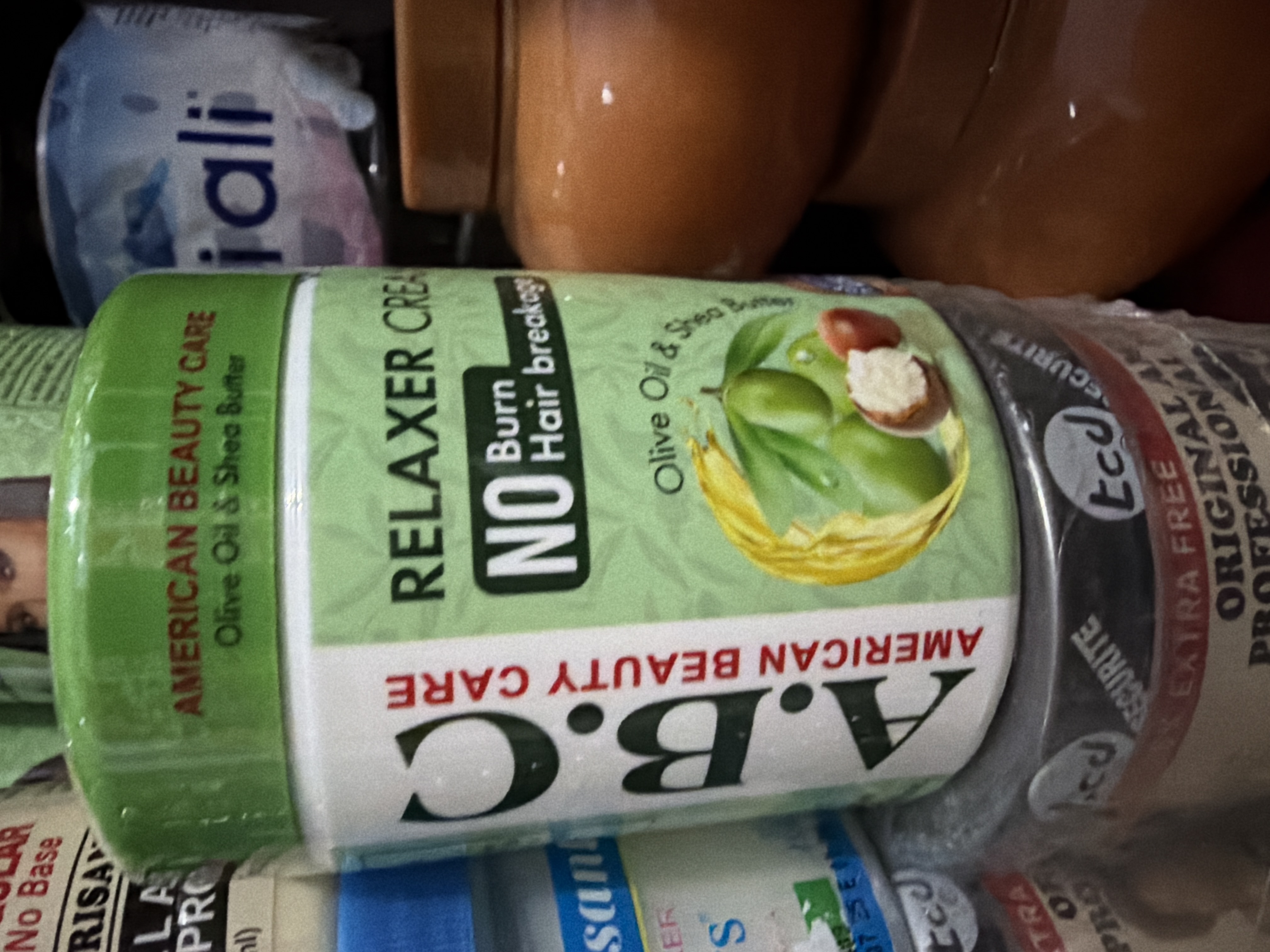 Relaxer cream
