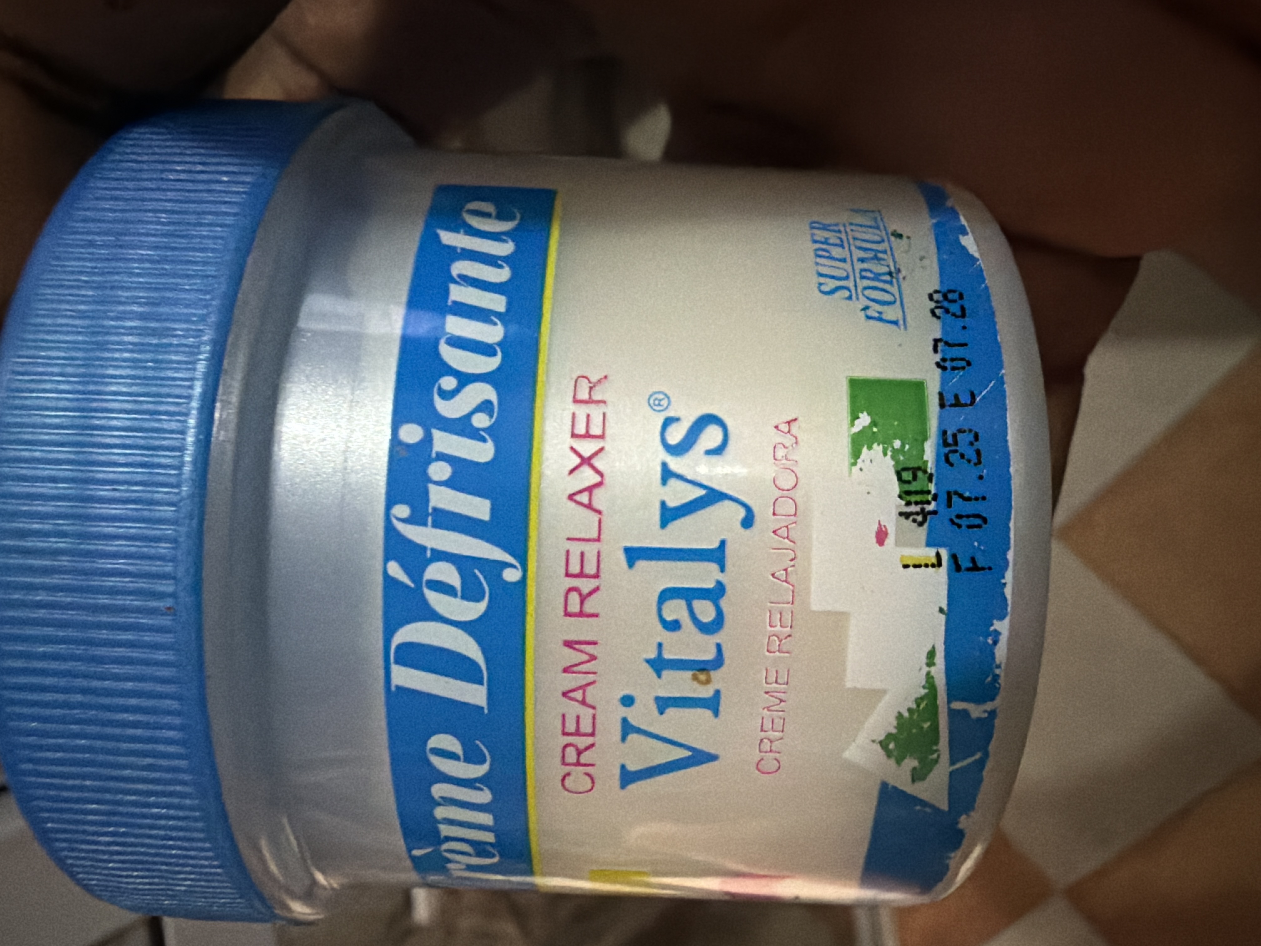 Crème défrisant Vitalys
